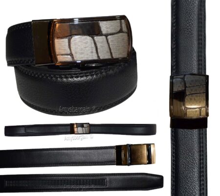 Mens-belt-Genuine-Leather-DressCasual-Belt-Quick-lock-Micro-adjust-up-to-43-265199626571