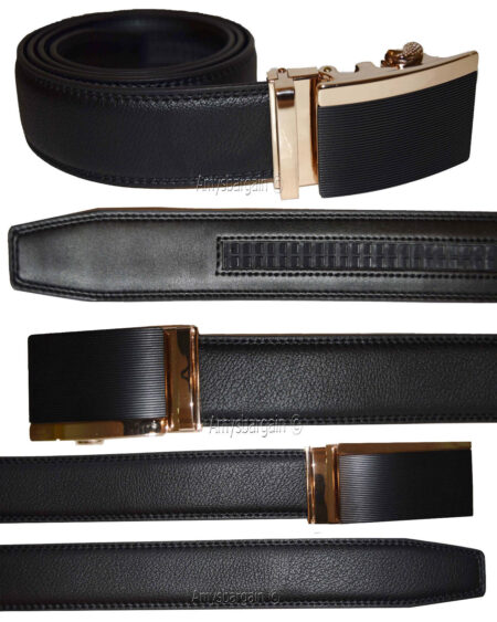 Mens-belt-Genuine-Leather-belt-DressCasual-Ratcheting-buckle-26-to-50-inches-255626664081-11