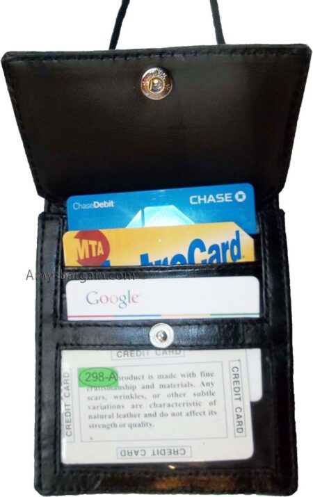 Variation-of-New-womanman039s-neck-string-passport-ID-credit-card-case-large-leather-wallet-bn-255597131282-6e17