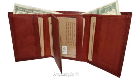 Variation-of-Men039s-Genuine-Leather-Tri-fold-wallet-10-credit-debit-ATM-cards-2-Billfolds-1-ID-255597131263-ea98